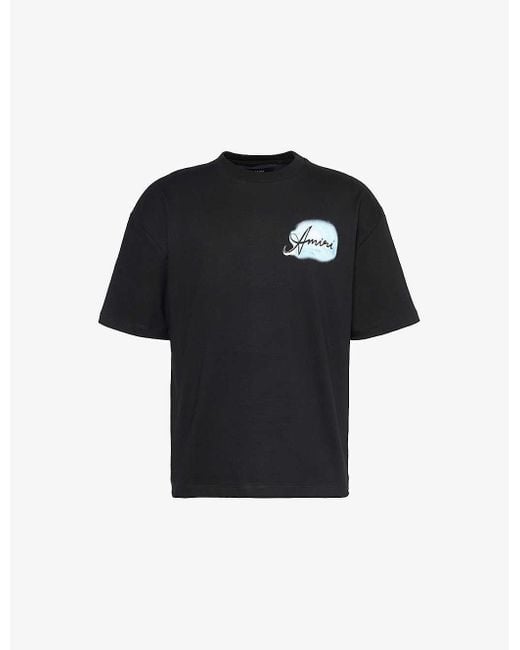 Amiri Black Paradise Stretch-cotton Jersey T-shirt for men