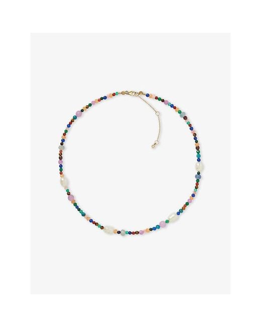 Astley Clarke Metallic Second Chance 18Ct And Gemstone Necklace