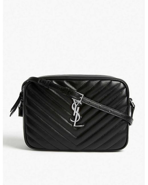 saint laurent quilted camera bag