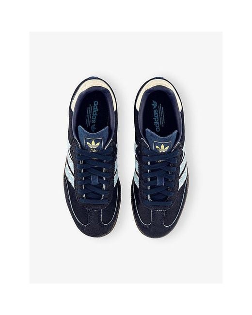 Adidas Blue Sambo Og Suede Trainers for men