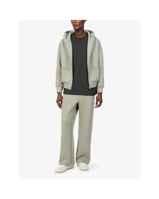 Seventh Gray V2 Stacks Straight-Leg Cotton-Blend Jogging Bottoms for men