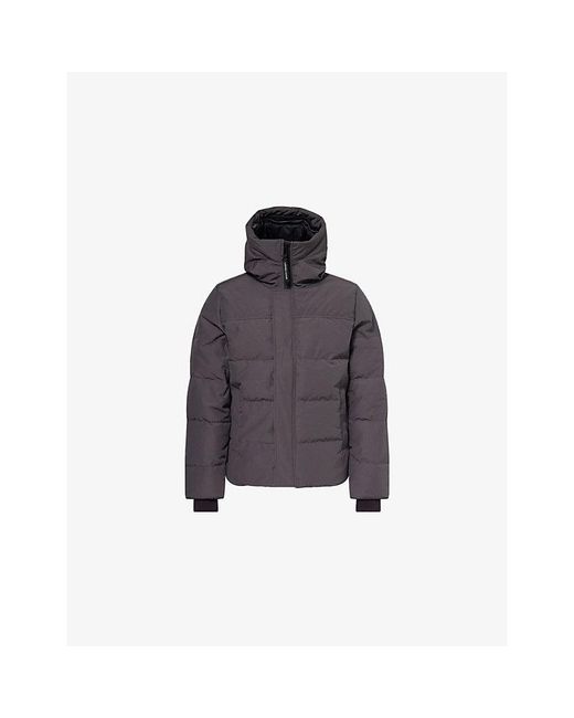 Canada Goose Purple Macmillan Padded Down Parka Jacket for men