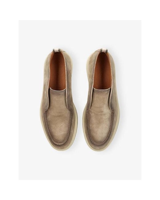 Officine Creative Natural Bones Suede Desert Boots for men