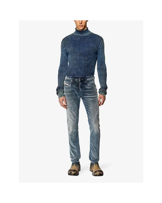 DIESEL Blue 2019 D-strukt Slim-fit Jeans for men