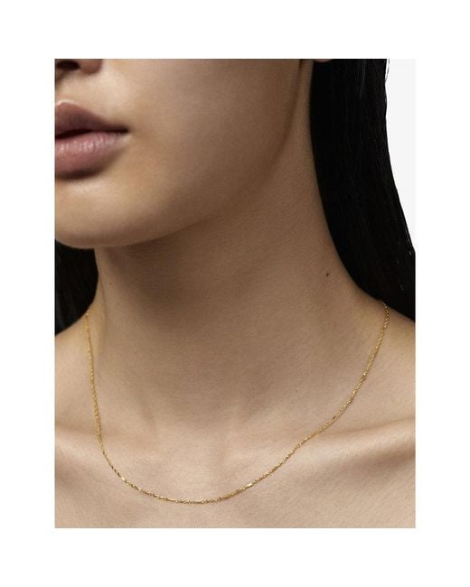 Monica Vinader Natural Shimmer 14Ct- Chain Necklace
