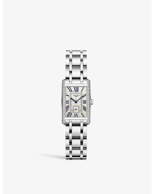 Longines Metallic L52550716 Dolce Vita Stainless-steel And 0.386ct Brilliant-cut Diamond Watch