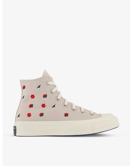Converse All Star Chuck 70 Floralembroidered Organic Cottoncanvas