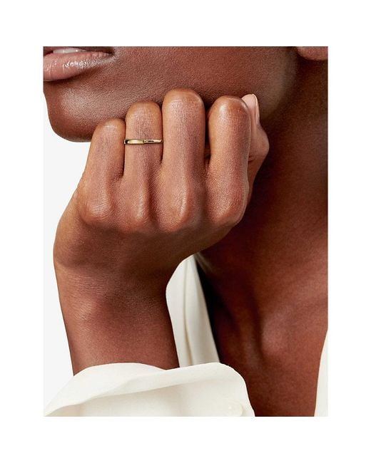 Tiffany & Co Metallic Tiffany Lock 18Ct- Ring