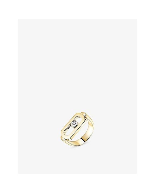 Messika Metallic Imperial Move 18Ct And 0.83Ct Diamond Ring