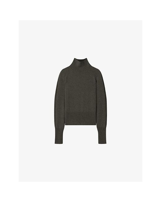 Joseph Black Oxna High-Neck Cashmere Jumper