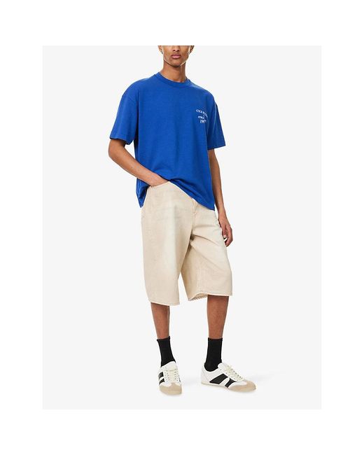 Cole Buxton Blue Athletic Inc. Crewneck Cotton-Jersey T-Shirt for men