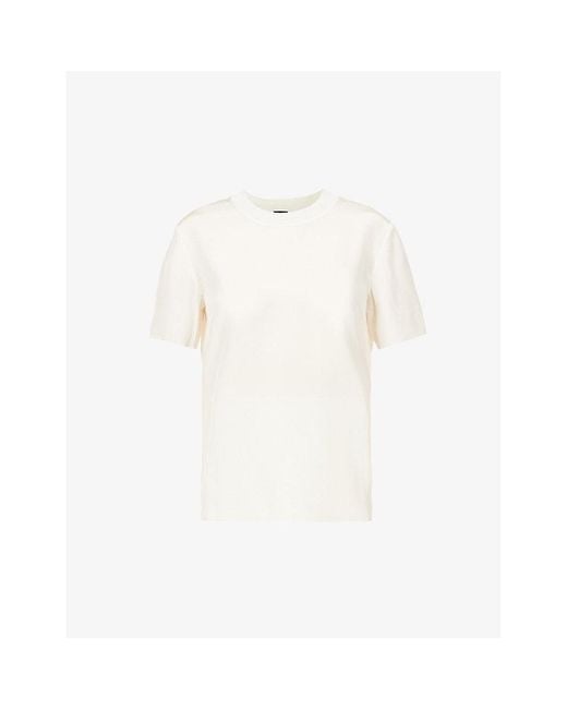 Joseph White Rubin Silk-Crepe Blouse