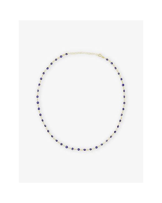 La Maison Du Couturier Metallic Ece London The Nazar I 22Ct Vermeil Chain Bracelet