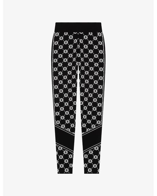 Maje Synthetic Peggy Clover-print High-rise Stretch-knit leggings in ...
