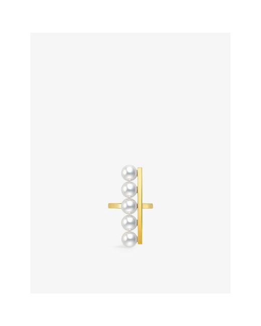Tasaki Metallic Balance Plus 18Ct- And Akoya-Pearl Ring