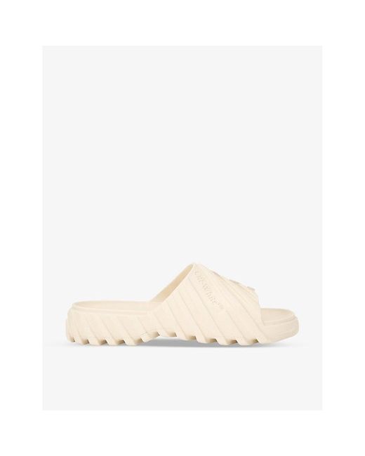 Off-White c/o Virgil Abloh Natural Off- Exploration Slides for men