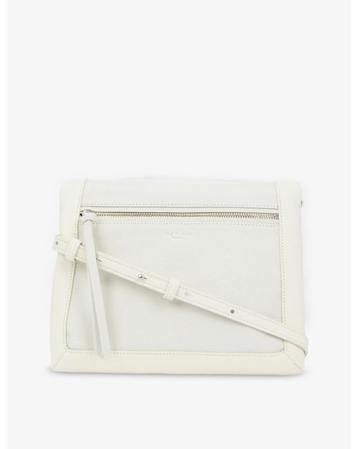 Rag & Bone Olympus Leather Cross-body Bag in White | Lyst Australia