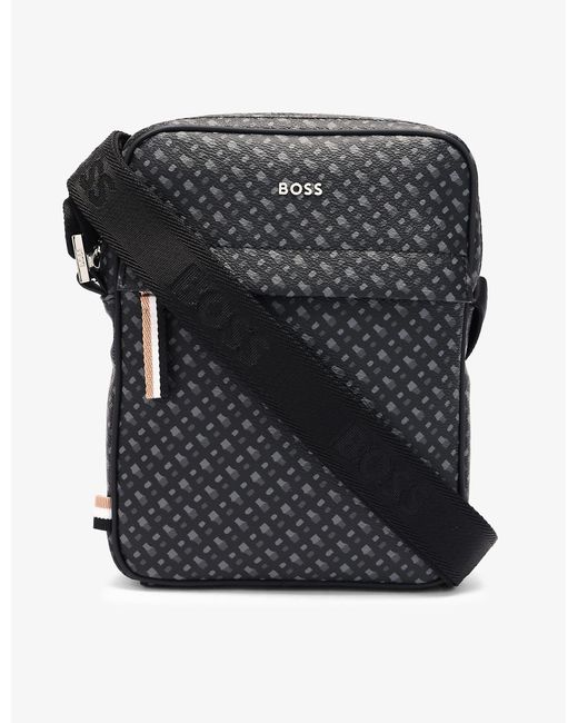 BOSS by HUGO BOSS Synthetic Reporter Woven Cross-body Bag in Black for ...