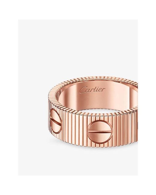 Cartier Pink Love Unlimited 18Ct Rose- Ring