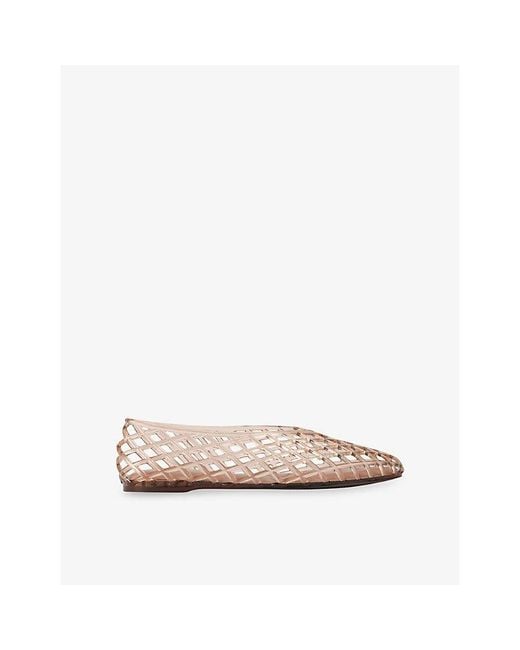 Carvela Kurt Geiger Natural Gelina Jelly Ballet Flats