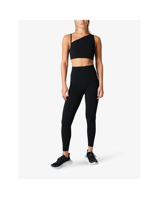 Sweaty Betty Black Power High-Rise Stretch-Jersey Workout Leggings