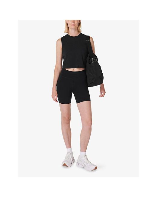 Sweaty Betty Blue Power 6-Inch Cycling Shorts