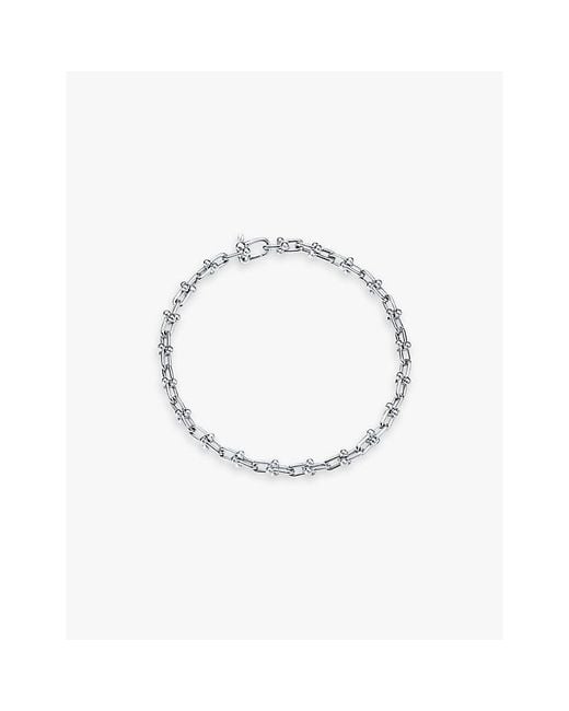 Tiffany & Co Metallic Tiffany Hardwear Sterling- Link Bracelet