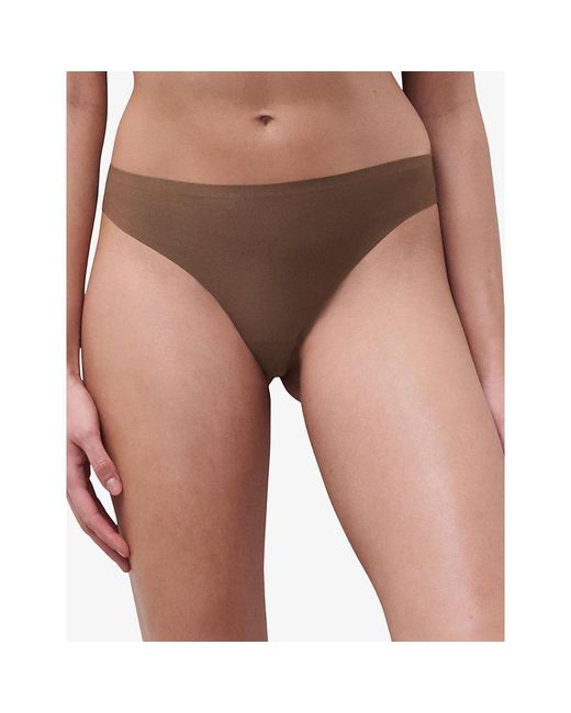 Chantelle Natural Soft Stretch Seamless One-Size Thong