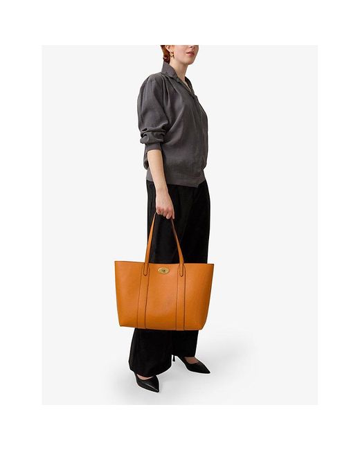 Mulberry Brown Bayswater Leather Tote Bag