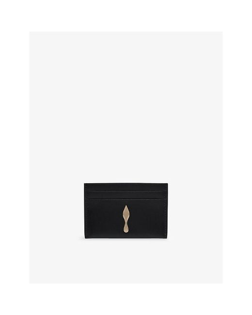 Christian Louboutin Black Bettina Leather Card Holder