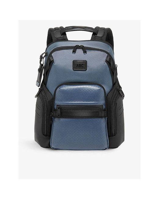 Tumi Blue Navigation Shell Backpack
