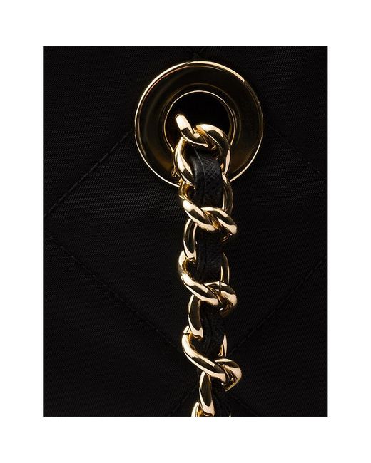 Prada Black Re-Edition 1995 Chaîne Medium Re-Nylon Tote Bag