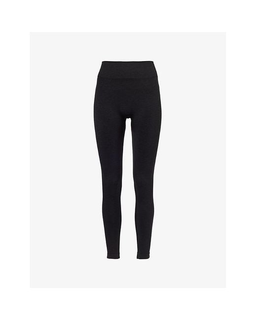 WE Are Tala Black Sculpt Seamless High-Rise Stretch-Recycled Polyamide And Polyester Leggings