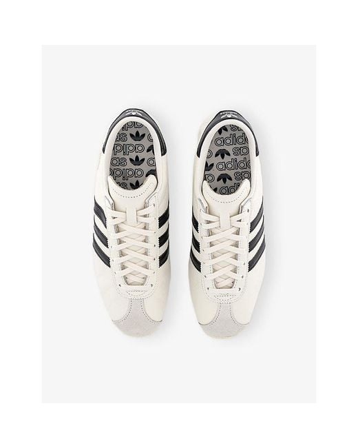 Adidas White Paris Leather Trainers