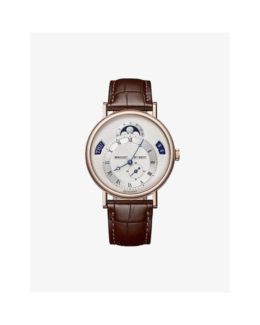 Breguet White Classique Calendrier 7337 18Ct Rose- Automatic Watch 39Mm for men