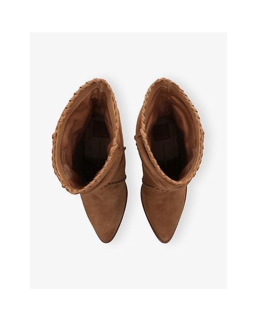 Dolce Vita Brown Julith Suede High-Leg Boots