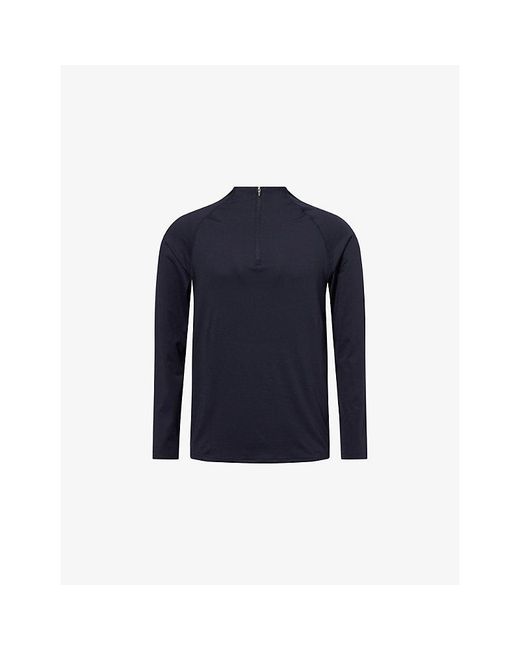 Condition Blue Core Quarter Zip Stretch-Woven Top for men