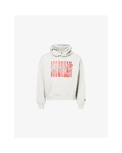 ICECREAM White Cherry Oversized Cotton-Jersey Hoodie for men