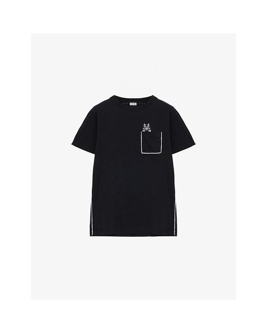 Loewe Black T-Shirt And Polo Shirt