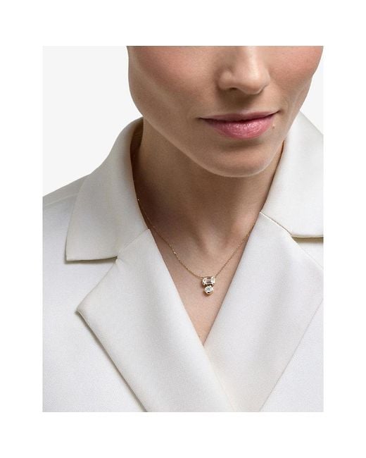 Astley Clarke Metallic Toi Et Moi 14Ct And Lab-Grown Diamond Pendant Necklace