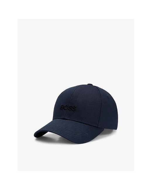 Boss Embroidered Cotton Dad Hat - Adjustable Strap, Unisex, Putty Color, One Size Fits Most - View #3