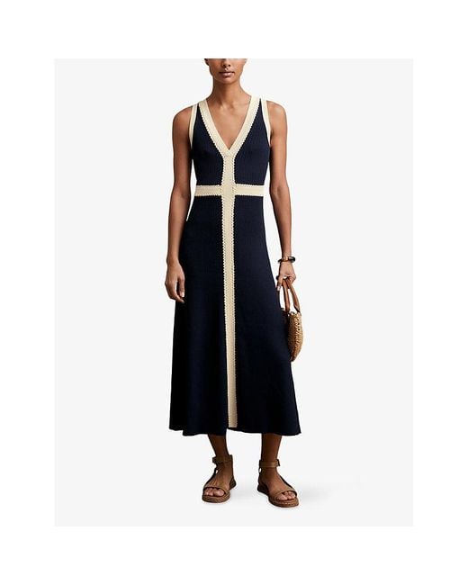 reiss wave craft midi dress REISS Wave Craft Midi Dress