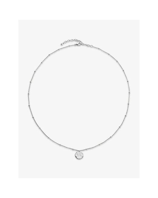 Monica Vinader Metallic Mv Siren Muse Disc 18Ct Vermeil Chain Necklace