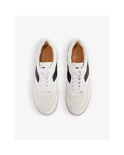Filling Pieces White Ace Spin Leather Low-Top Trainers for men