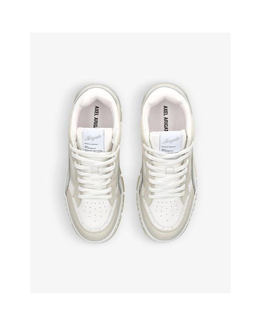 Axel Arigato White Area Leather And Mesh Low-Top Trainers for men
