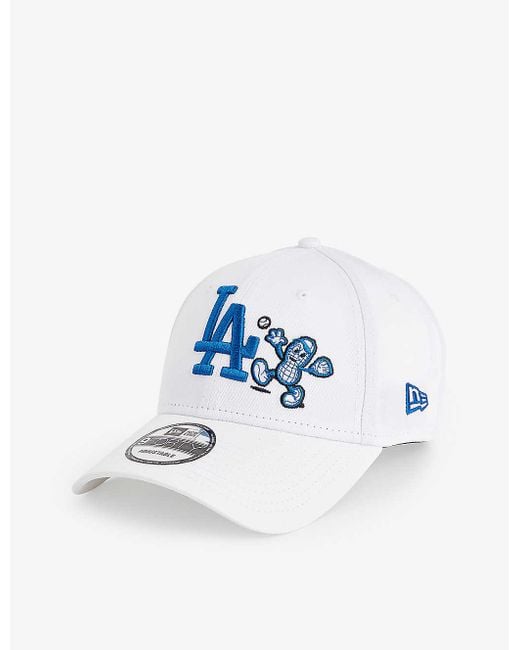 KTZ Blue 9forty La Dodgers Food-character Cotton Baseball Cap for men