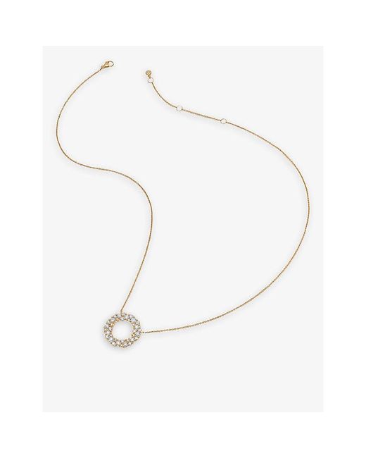 Astley Clarke Metallic Asteri Loop 14Ct- And 1.308Ct Diamond Pendant Necklace
