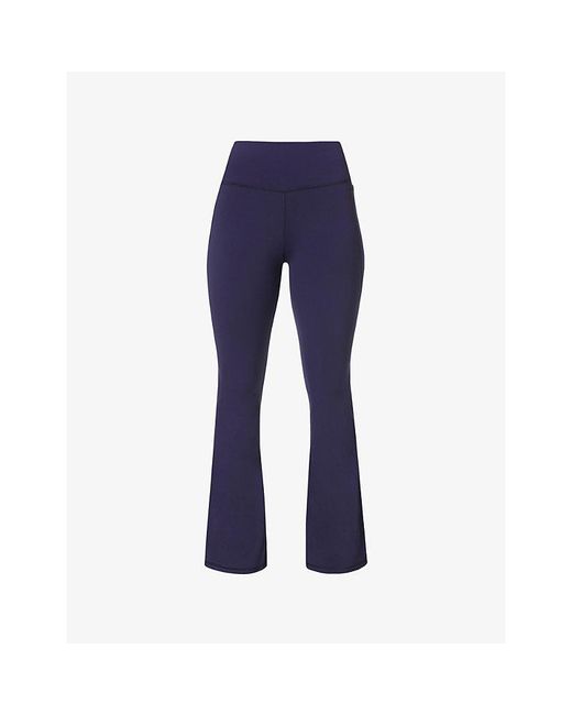 Sweaty Betty Blue Ultimate Studio 30-Inch Flare Yoga Trousers