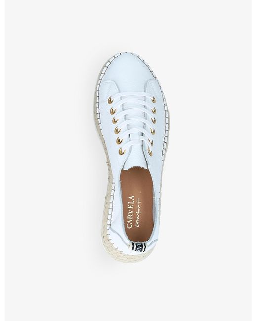 carvela flatform trainers