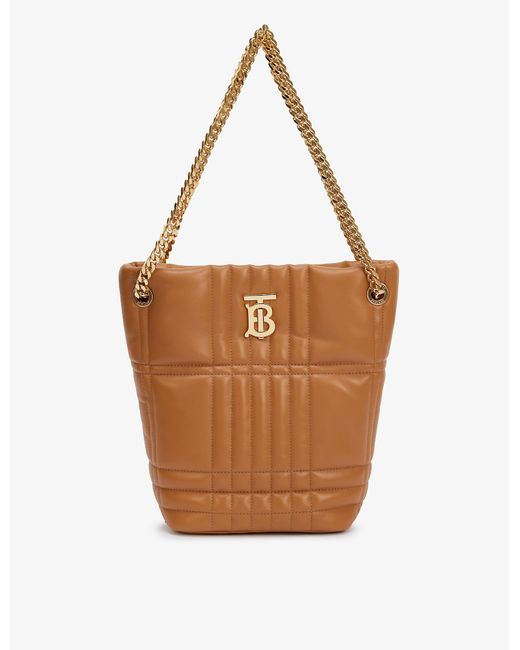 Burberry Brown Lola Leather Bucket Bag